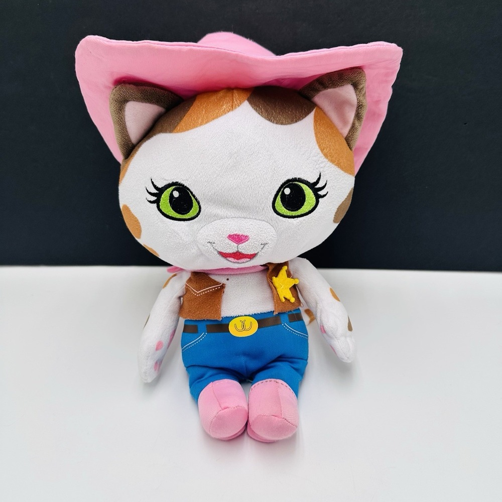 Disney Sheriff Callie 12" Plush Stuffed Animal Cat Doll Wild West Just Play